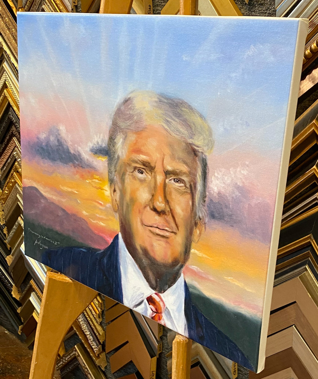 DJT Fine Art Canvas Reproduction